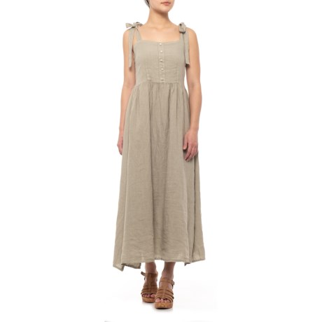 francesca bettini linen dress