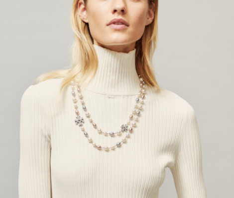 Delicate Miller Long Necklace: Women's Designer Necklaces | Tory Burch