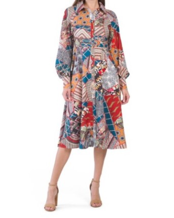 DALIA MACPHEE - Printed Midi Dress Sale ...